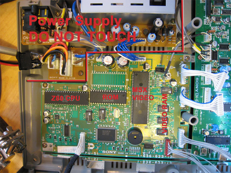 logic-labelled Logic board on Sony XV-T33F