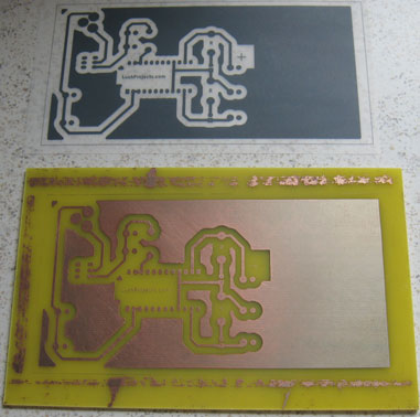 Power supply - hand made board psu-pcb