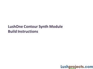 Build Instructions